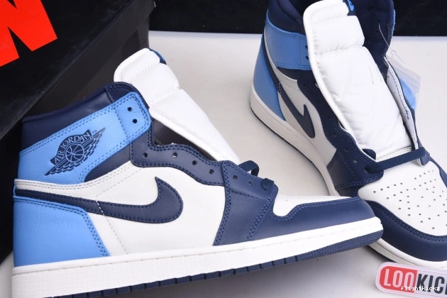 High Retro Obsidian Air Jordan 1 OG 555088-140 0812